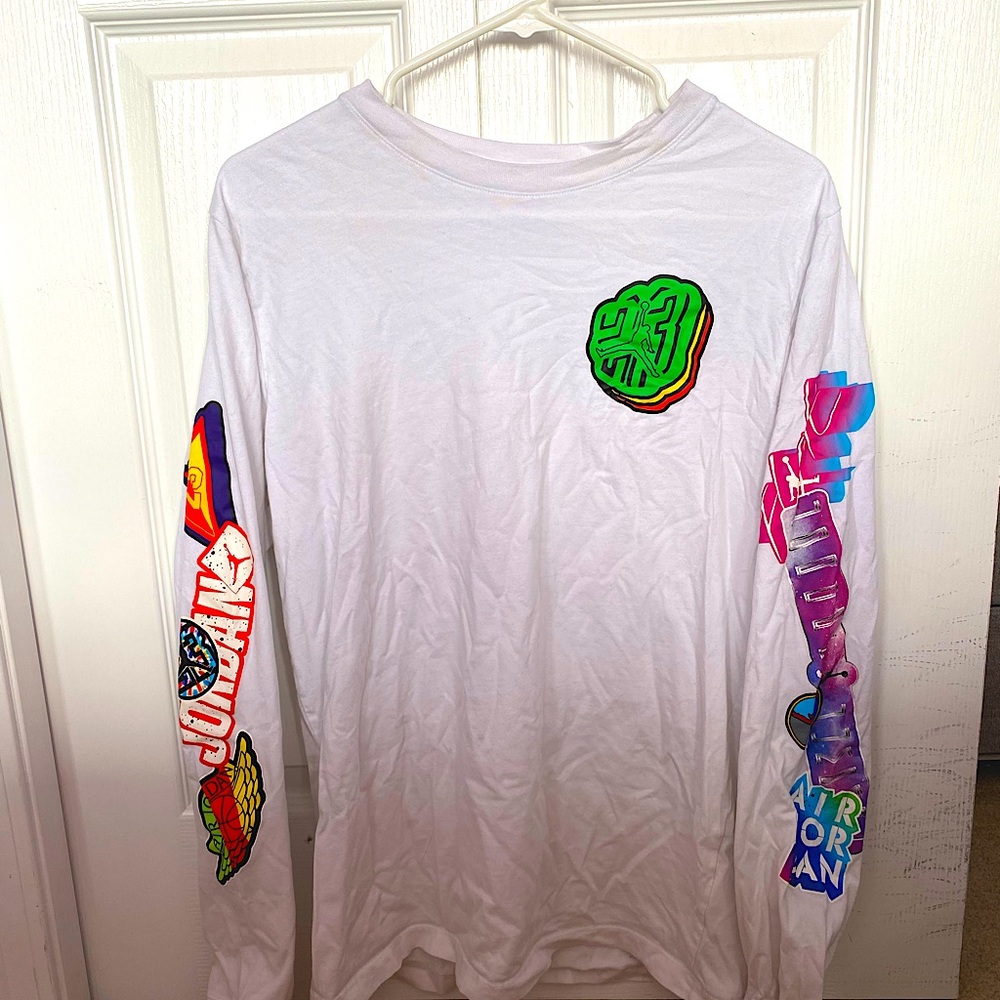Air Jordan | multi graphic longsleeve NWOT